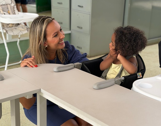 Vereadora Talitha De Nadai visita Casa da Criança Maíra, no Parque Gramado
