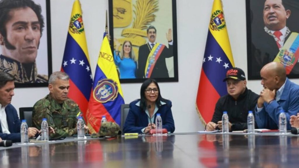 Delcy Rodríguez toma posse como presidente interina da Venezuela