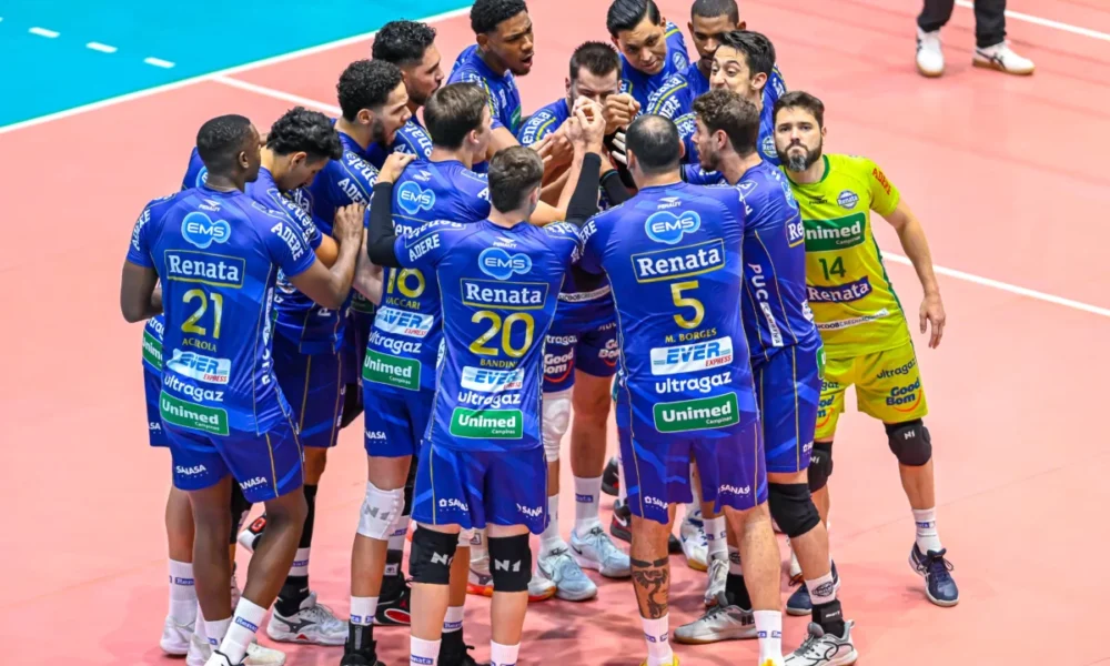 Vôlei Renata joga hoje no Taquaral em confronto direto pela vice-liderança da Superliga